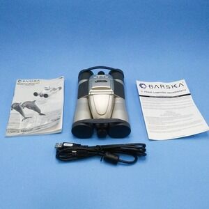 Barska 8x32 Binoculars Digital Camera 3.1MP LCD Screen Complete Set‎ Tested